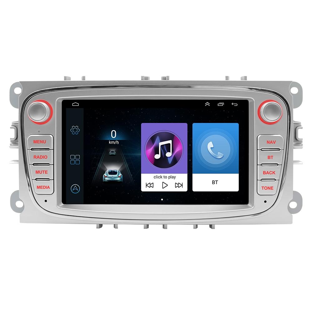 7 Inch Android Navigation Radio For Ford Focus - Bluetooth Rds 1 + 32G - Silver 1 + 32G