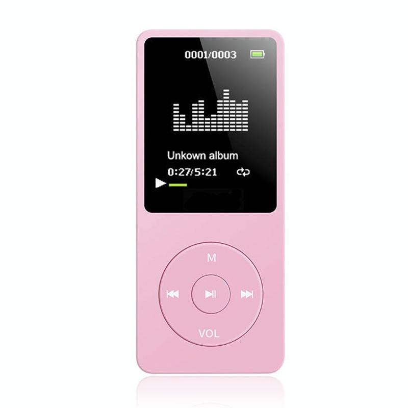 V562-B1051722060DBT-202508291126-00 Ultra Thin Screen Mp4 Player Lossless Sound - Pink - Image 1