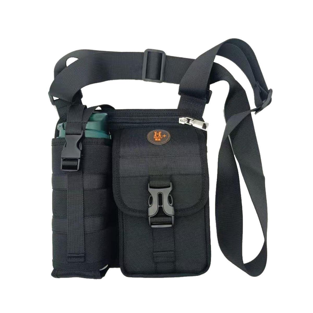 V562-B1056454060DBT-202508290045-00 Waterproof Wear Resistant Cross Body Backpack For Outdoor Travel With Single Shoulder Design - Black - Image 1
