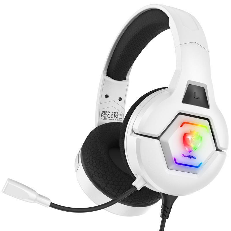V562-B106357700ADE-202508292216-00 Omni-Directional Esports Headset 1.9M Length - White - Image 1