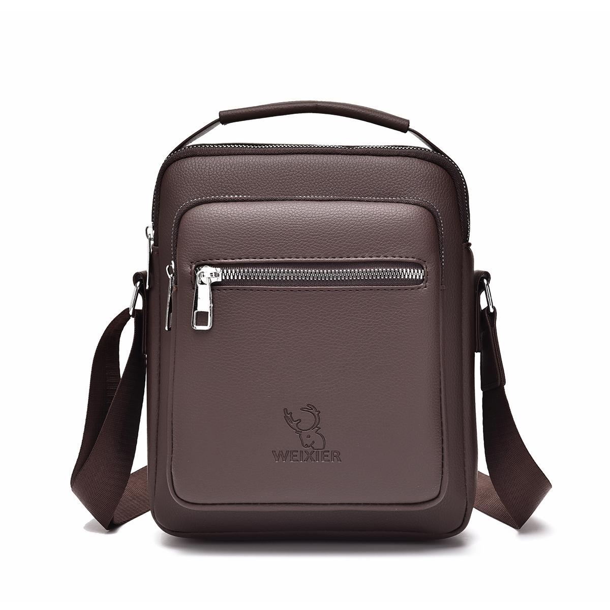 V562-B106649500ADE-202508271552-00 Men Brown Crossbody Shoulder Bag Versatile & Stylish - Image 1