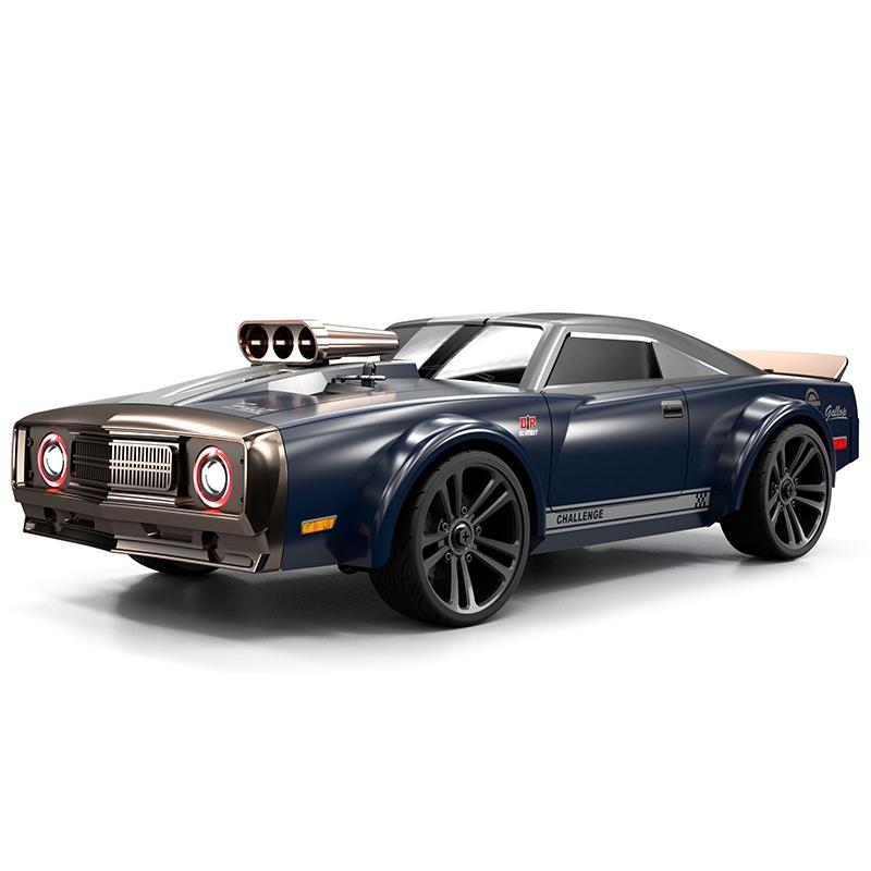 V562-B106824400ADE-202508281126-00 High Speed Electric Drift Rc Car - 4wd Muscle - Blue - Image 1