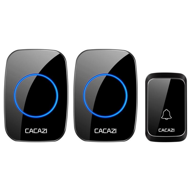 V562-B1071863060DBT-202508290241-00 Wireless Waterproof Doorbell Cacazi A06 Dc 1 To 2 Battery Smart Home - Black - Image 1