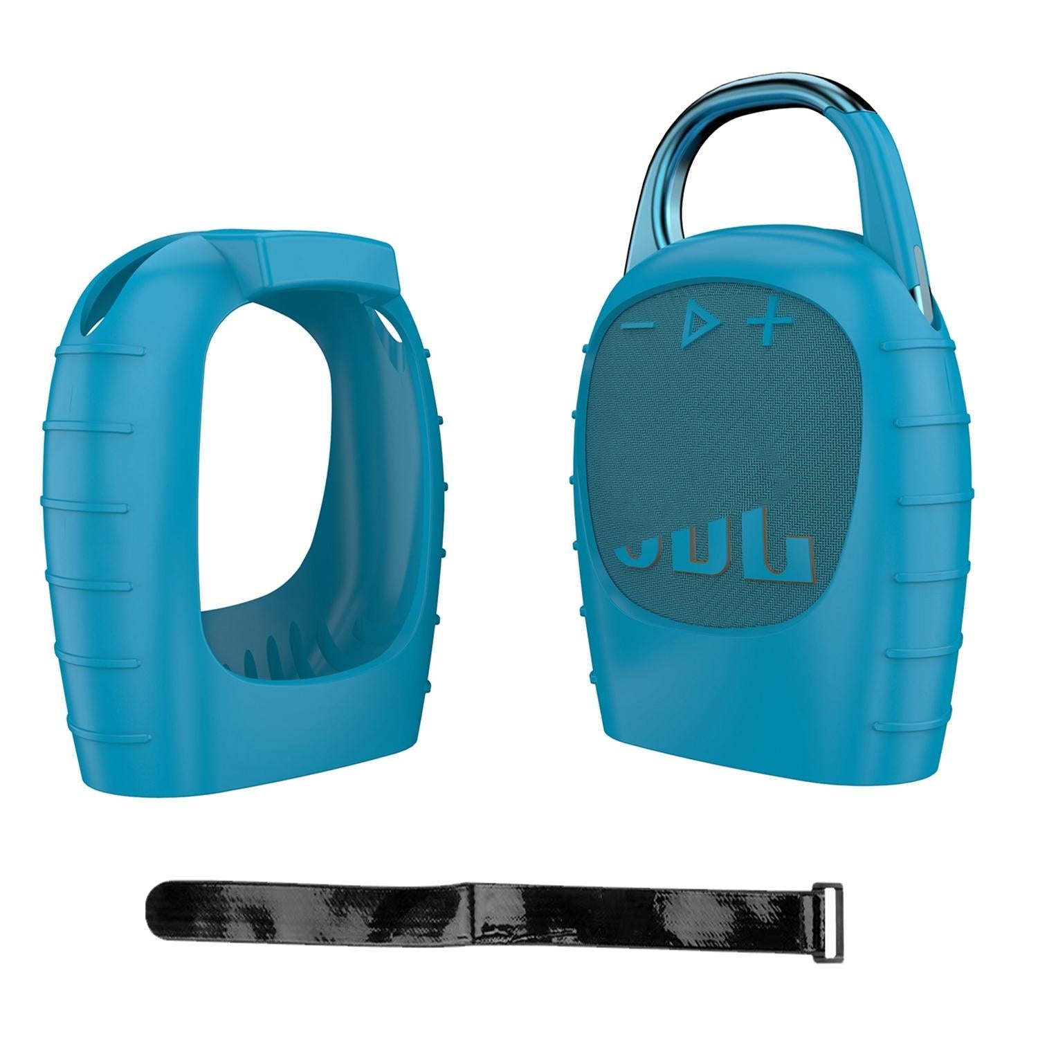 V562-B108374600ADE-202508282111-00 Shockproof Silicone Case for Jbl Clip 5 Bluetooth Speaker - Blue - Image 1