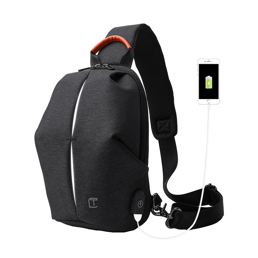 V562-B1092013060DBT-202508271536-00 Waterproof Usb Chest Bag For Men Casual Shoulder Messenger - Image 1
