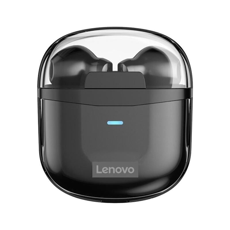 Transparent Jelly Bluetooth Earphones with Noise Reduction - Black