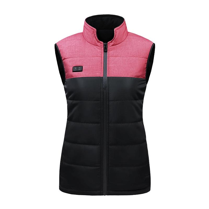 V562-B4093692060DBT-202508291315-00 Heated Vest Electric Heating 3 Constant Temperature Warm Cotton Jacket - Red-4 Zones Heating - Xl - Image 1
