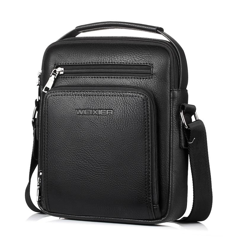 V562-B4163BCC-202508290710-00 Versatile Men's Crossbody Bag For Business - Black - Image 1