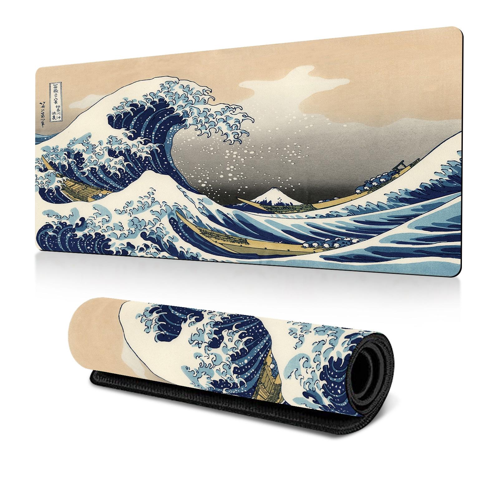 V562-B5068855060DBT-202508291530-00 Non Slip Gaming Mouse Pad Big Wave Design - No.25 - 400X900X2Mm - Image 1