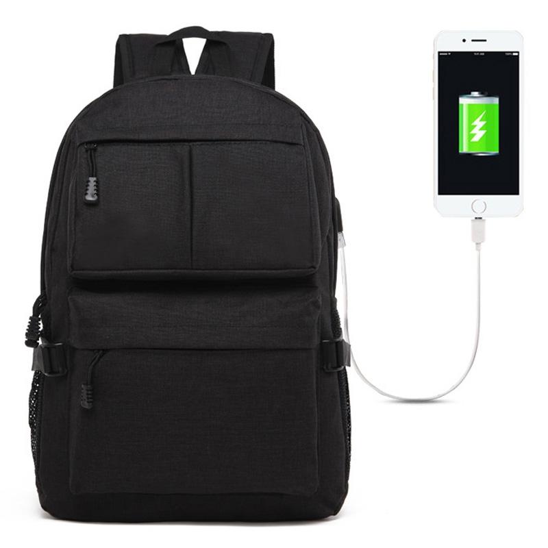 V562-B7117CH-202508281155-00 Multi-function Laptop Backpack with Usb Port - Fits 15.6 Macbook Samsung Sony Dell Alienware Chuwi Asus Hp - 46x32x12cm - Black - Image 1