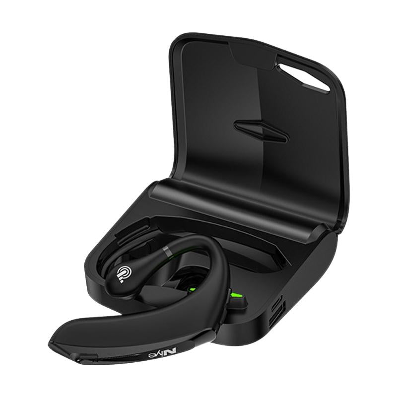 V562-B8490D6PI-202508281616-00 Wireless Bluetooth 5.0 Earphones with Charging Box - Universal Hanging Ear Style for Business and Sports - Black - Image 1