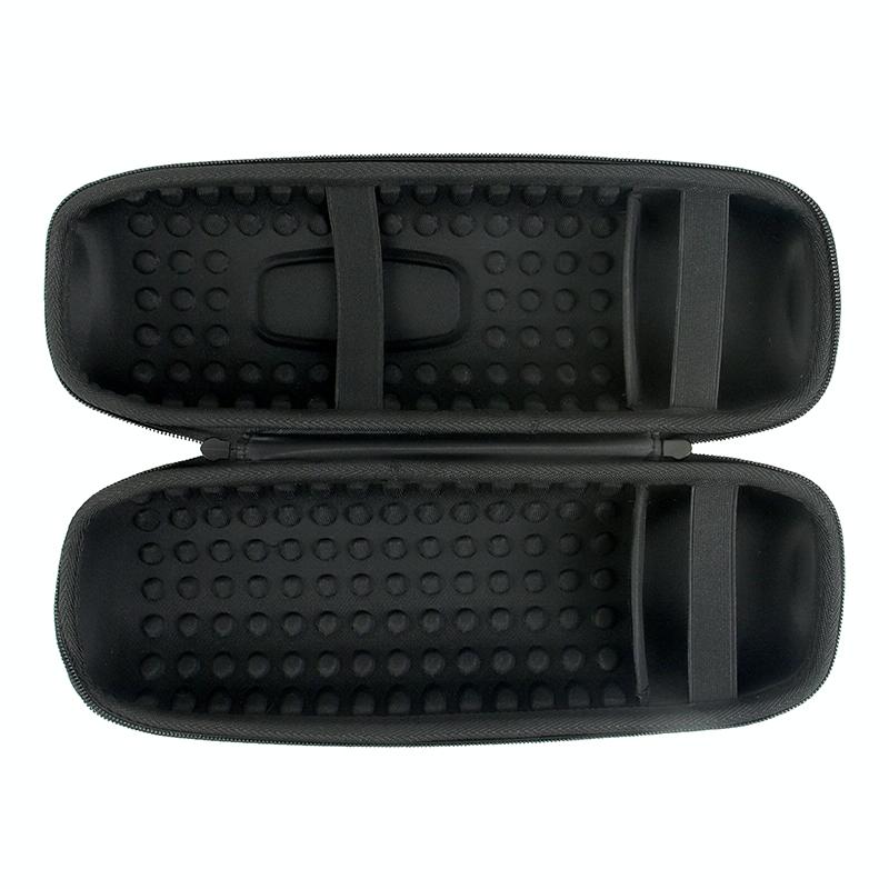 V562-B8670G7PI-202508290140-00 Protective Cover for Jbl Charge 5 Speaker with Strap & Carabiner - Black - Image 1