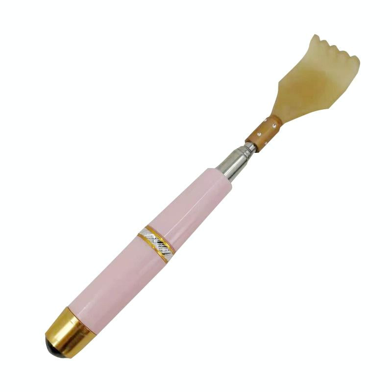 V562-C1005171060DBT-202508292321-00 Retractable Back Scratcher With Magnetic Tickler - Pink - Image 1