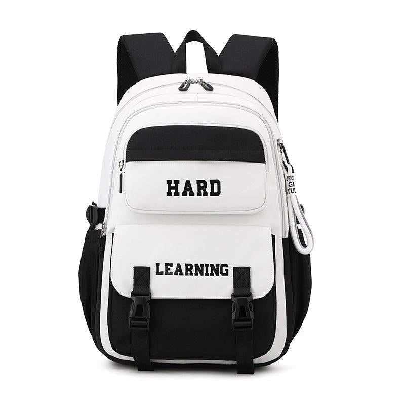 V562-C1016374060DBT-202508282025-00 Versatile 15.6 Backpack for School & Work - Casual Design - Black And White - Image 1