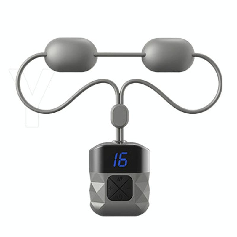V562-C1023914060DBT-202508292030-00 Portable Ems Neck Massager For Shoulder & Cervical Therapy - Dark Gray - Image 1