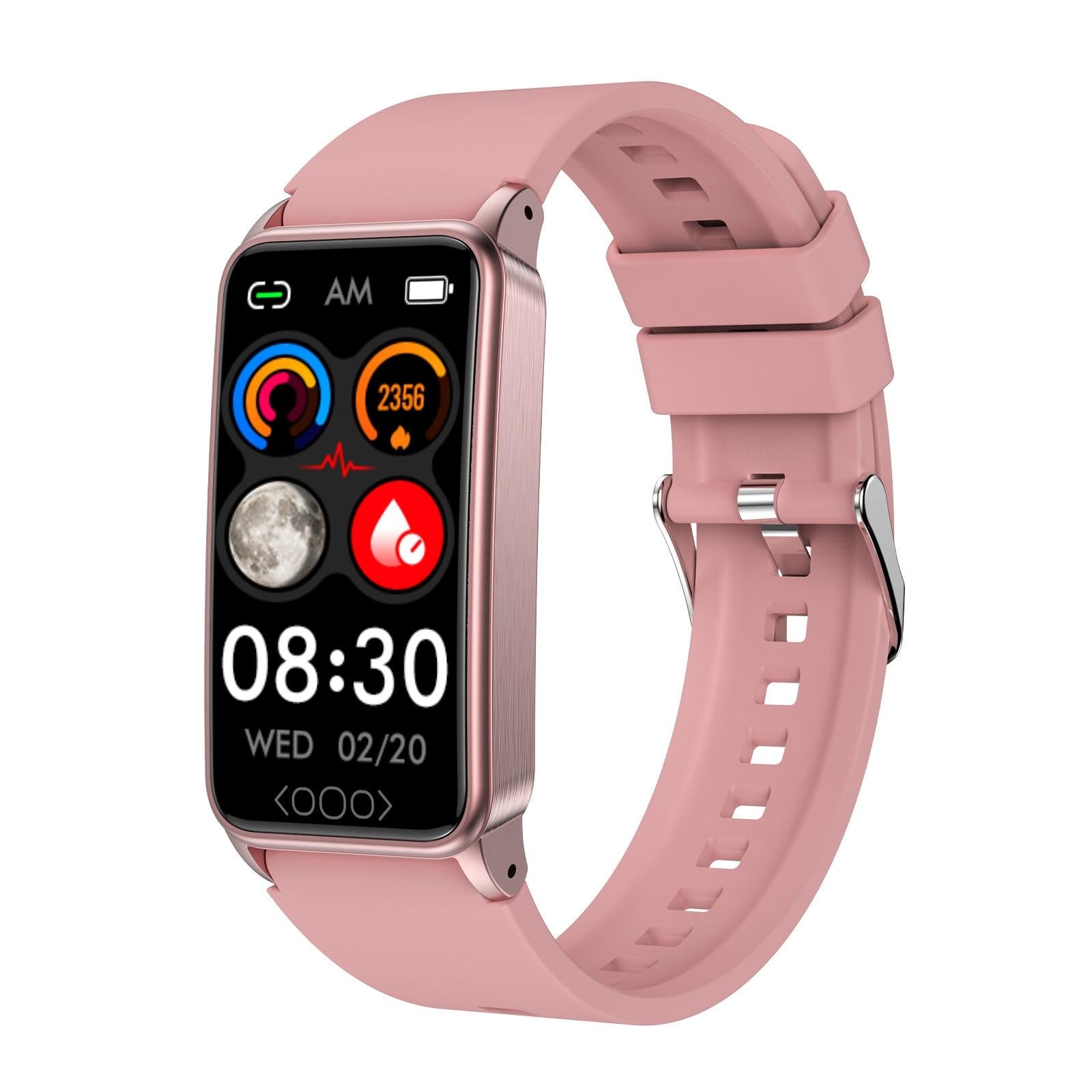 V562-C1024125060DBT-202508281141-00 Uric Acid Blood Lipids And Heart Rate Tracker - Pink - Image 1