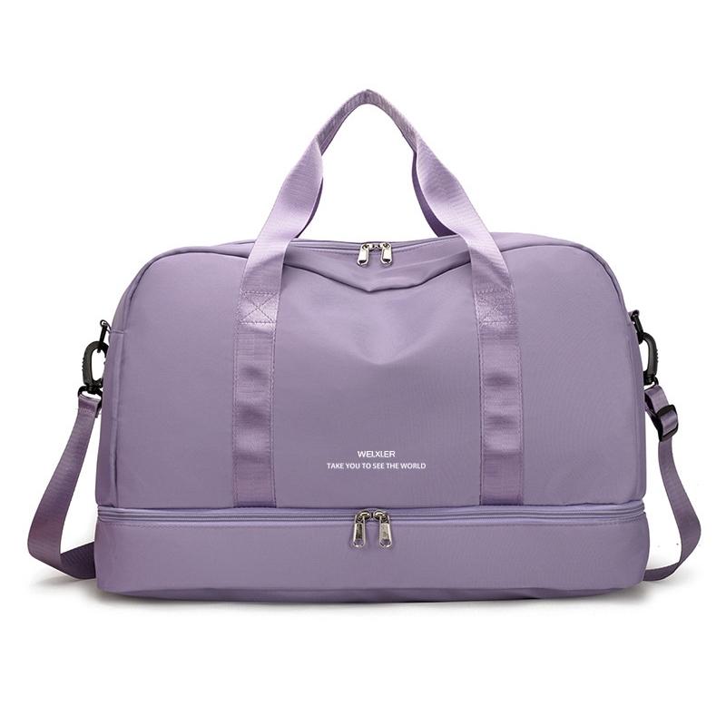 V562-C1042705060DBT-202508291021-00 Lightweight Travel Duffel Bag Large Capacity - Purple - Image 1