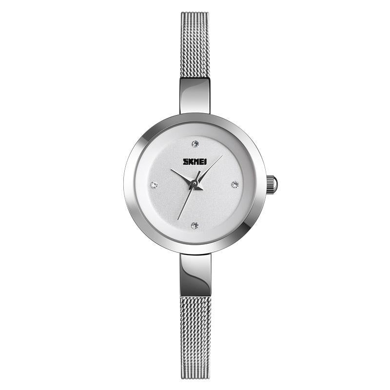 V562-C1072511550DBT-202508290015-00 Lightweight Steel Band Women Quartz Watch - Business Casual - Silver - Image 1