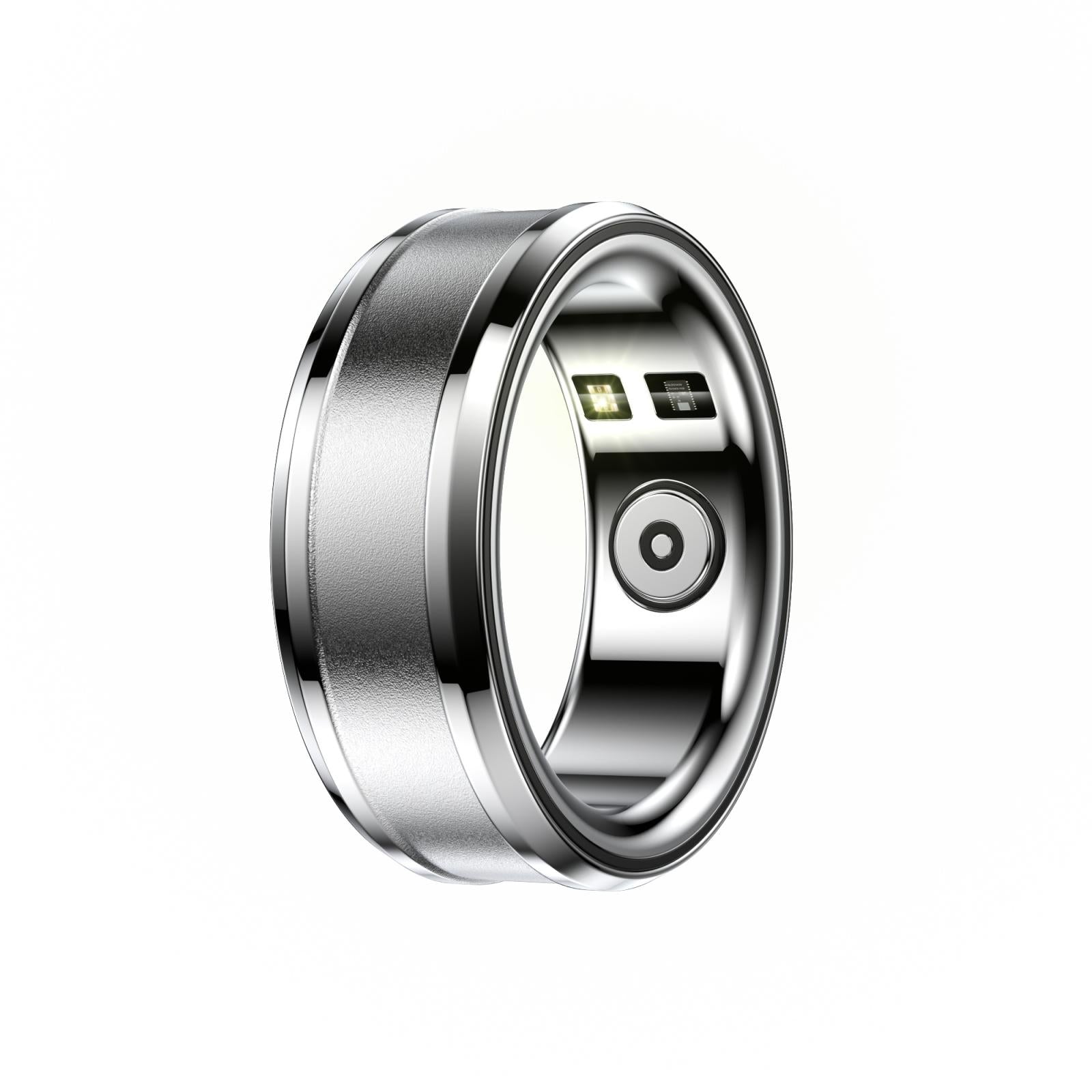 V562-C107635200AYS-202508281626-00 Smart Ring With Heart Rate Blood Oxygen & Sleep Monitoring - R3 Size 23 - White - Image 1