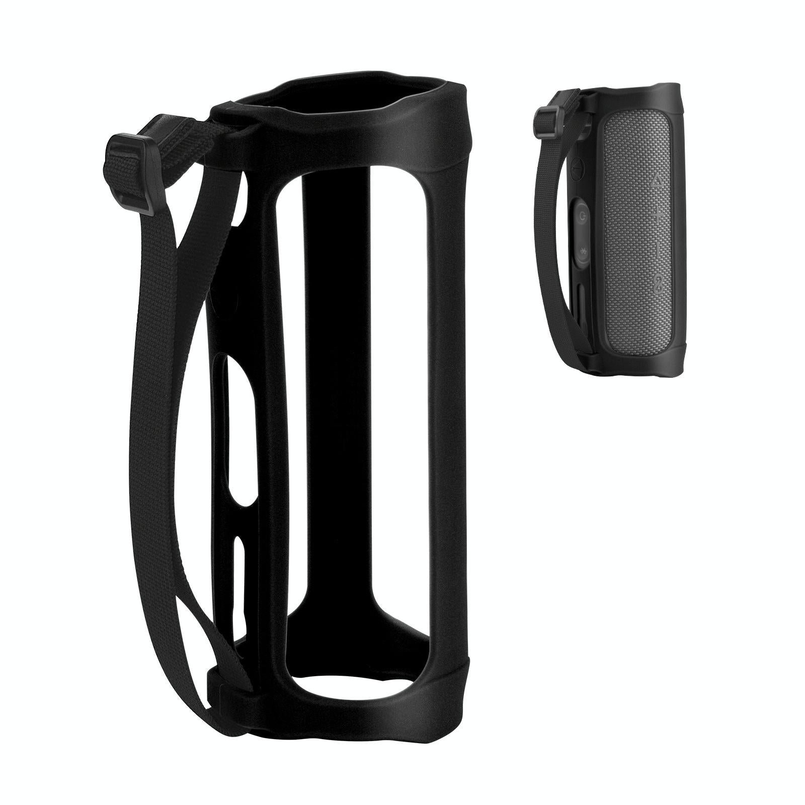 V562-C1094012750DBT-202508281440-00 Soft Silicone Sleeve for Jbl Flip5 Speaker - Portable and Protective - Black - Image 1