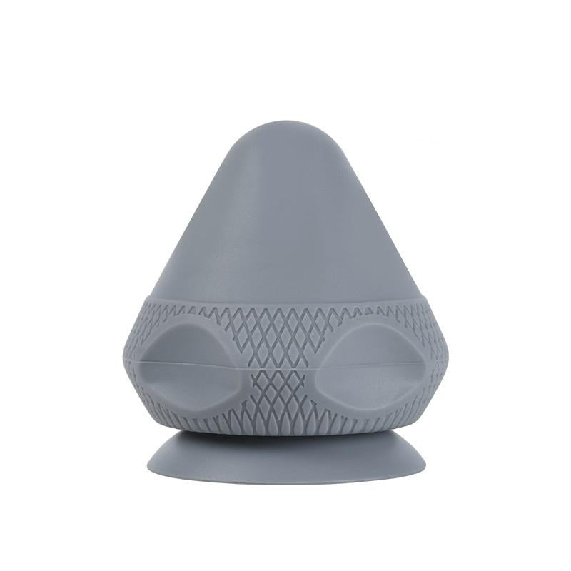 V562-C1099602060DBT-202508292035-00 Silicone Suction Cup Muscle Massage Ball - Grey - Image 1