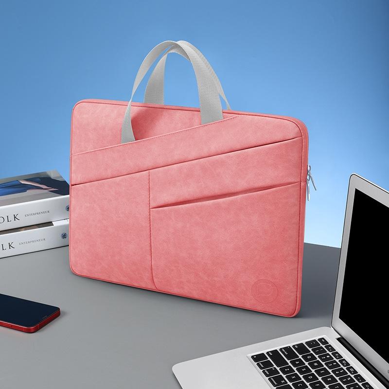 V562-C2006084060DBT-202508281754-00 14 Inch Portable Business Travel Bag for Notebooks - Pink - 15 Inch - Image 1