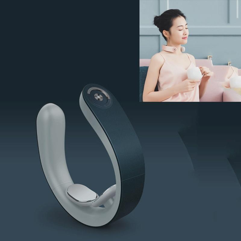 V562-C2051702240DBT-202508292216-00 Smart Neck & Shoulder Massager Heat Therapy Multi-Function Cervical Spine Physiotherapy Pgg - Blue - Image 1