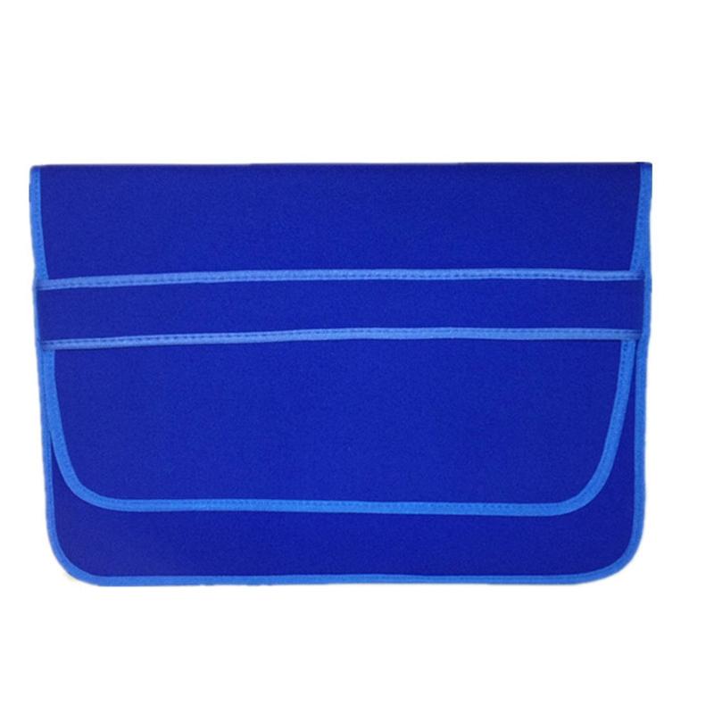 V562-C2078923060DBT-202508281240-00 Horizontal Flap Clutch Bag with Neoprene Laptop Lining - Purple - 13 Inch - Image 1