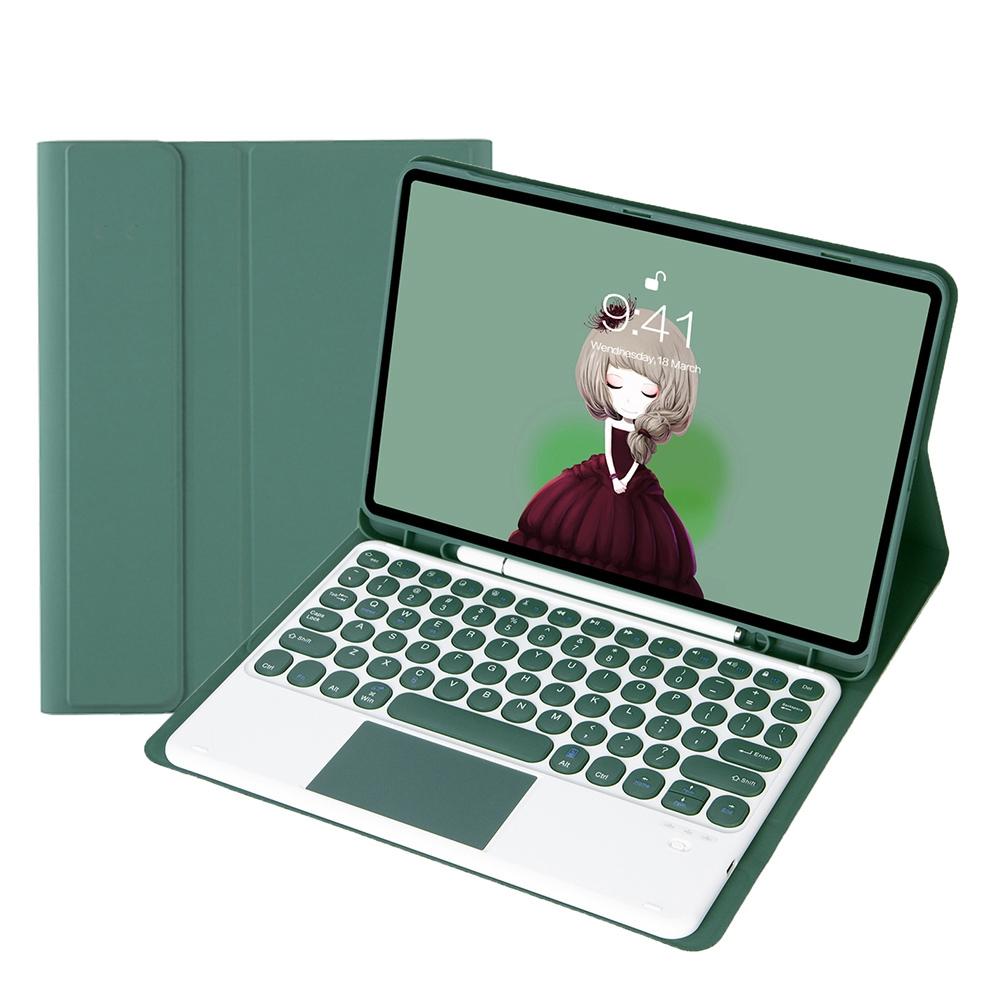V562-C308394100ADE-202508290535-00 Detachable Bluetooth Keyboard Leather Case For Ipad 10.2 / Air 2019 / Pro 10.5 - Black - Eda001493803C - Image 1