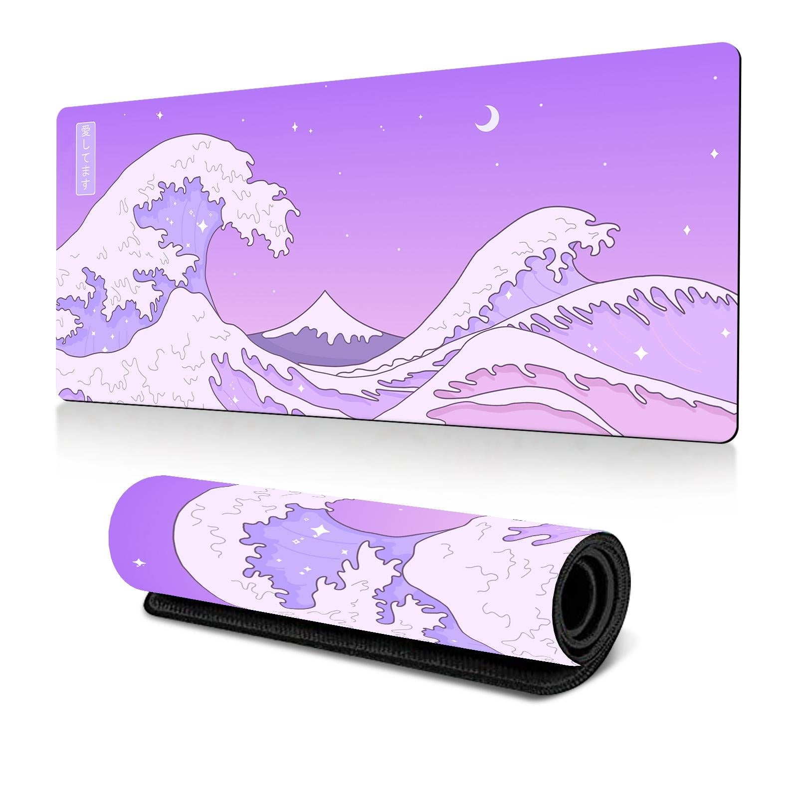 V562-C5068855060DBT-202508291530-00 Non Slip Gaming Mouse Pad Big Wave Design - No.27 - 400X900X2Mm - Image 1