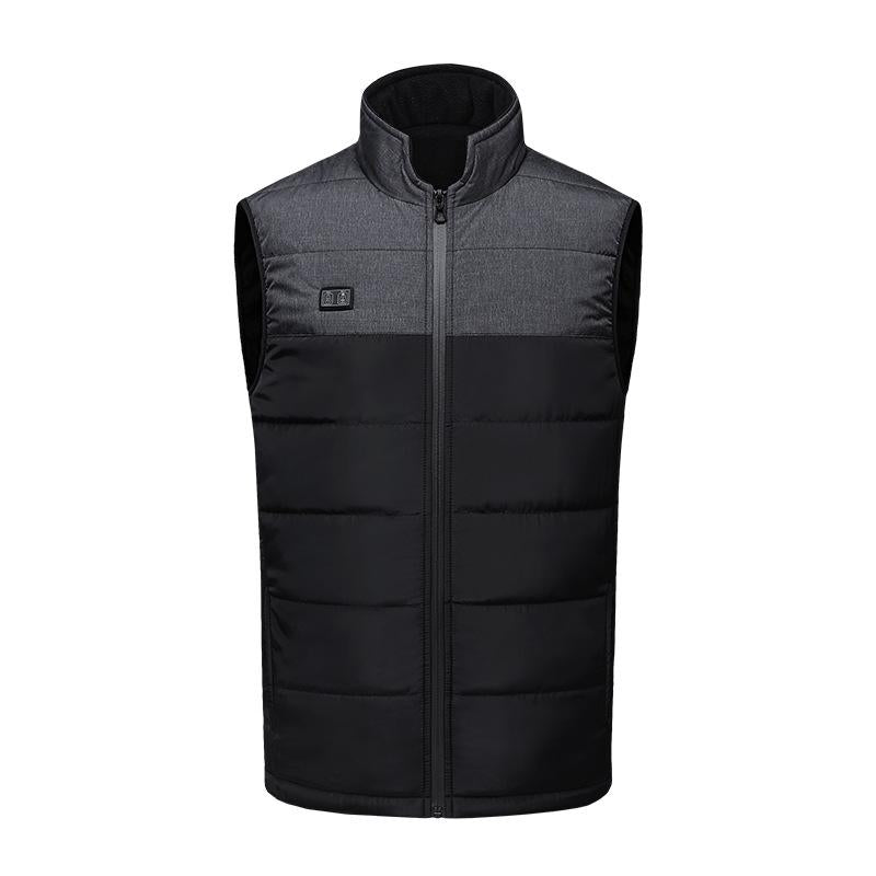 V562-C6093692060DBT-202508291625-00 Heated Vest Electric Heating 3 Constant Temperature Warm Cotton Jacket - Black-9 Zones Heating - 3Xl - Image 1