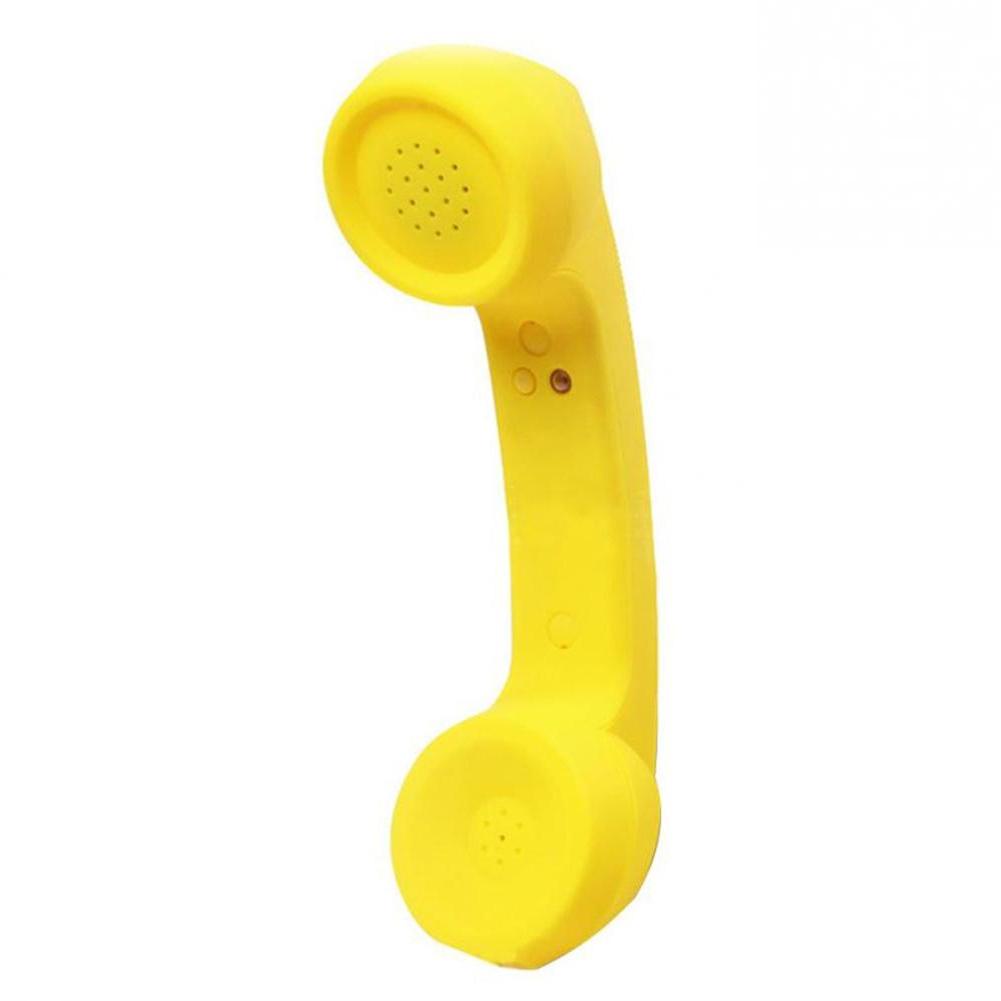 V562-D1016333060DBT-202508281631-00 Retro Bluetooth Wireless Microphone for Mobile Phones - Yellow - Image 1