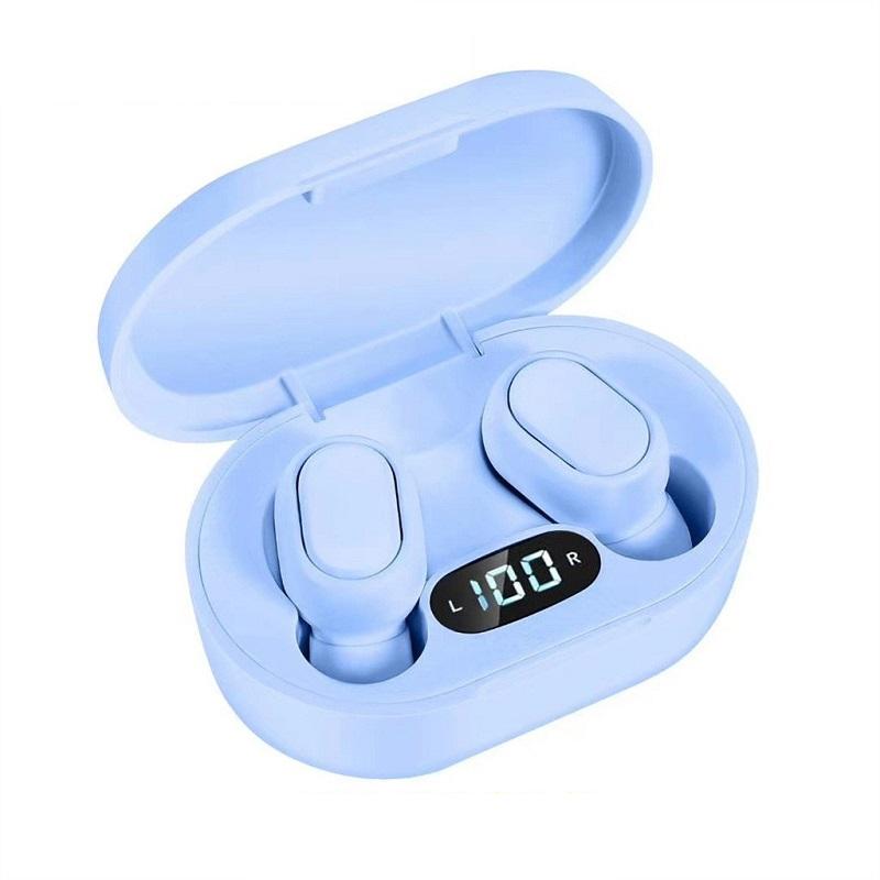 V562-D1052723060DBT-202508281645-00 Waterproof Tws Bluetooth 5.0 In-ear Headphones for Sports - Blue - Image 1