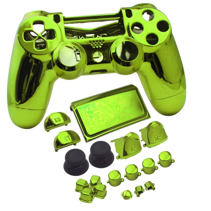 V562-D1060681060DBT-202508282331-00 Ps4 Slim Protective Case - Electroplated - Green - Image 1