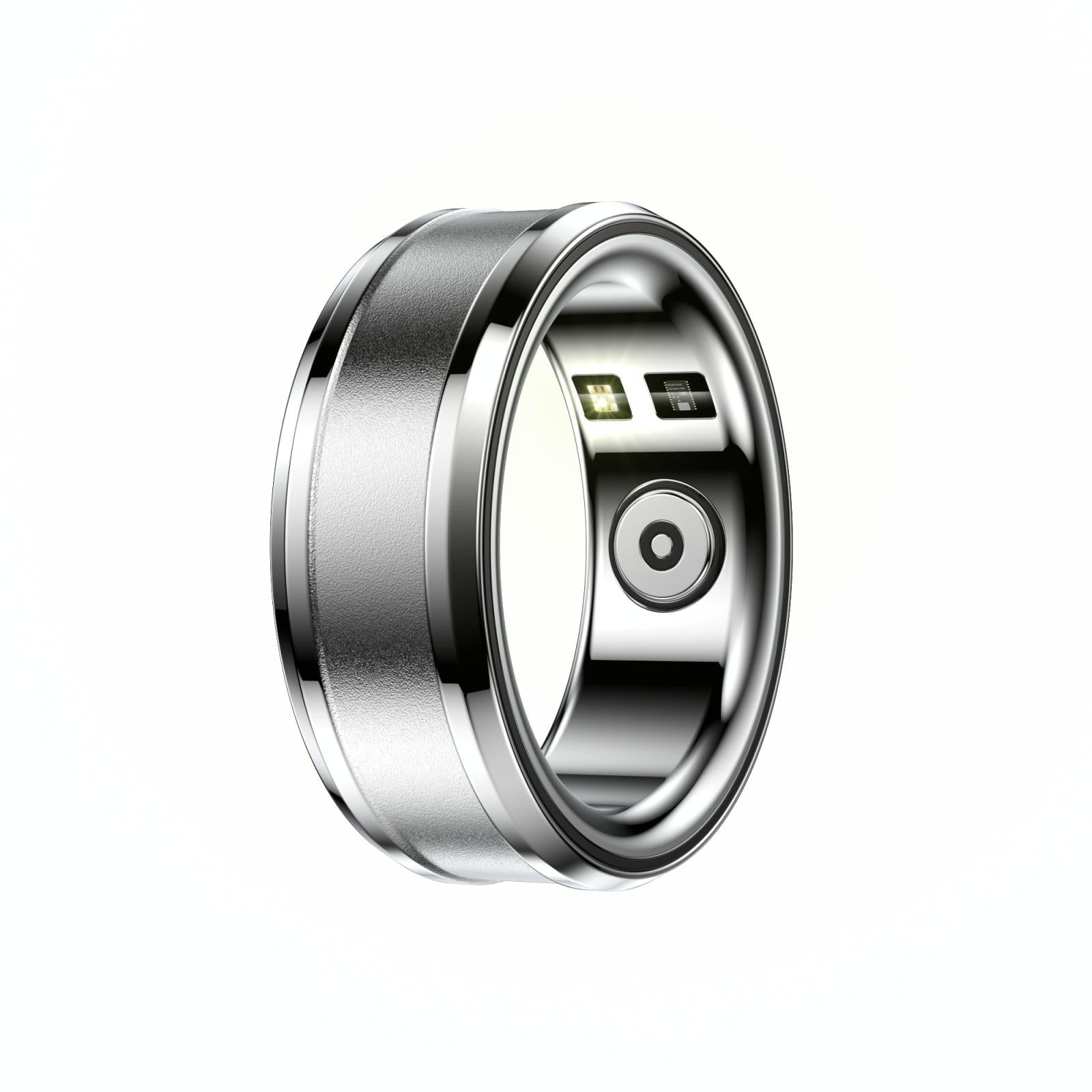 V562-D107315200AYS-202508281211-00 Smart Ring With Heart Rate Blood Oxygen & Sleep Monitoring - Size 18 - White - Image 1