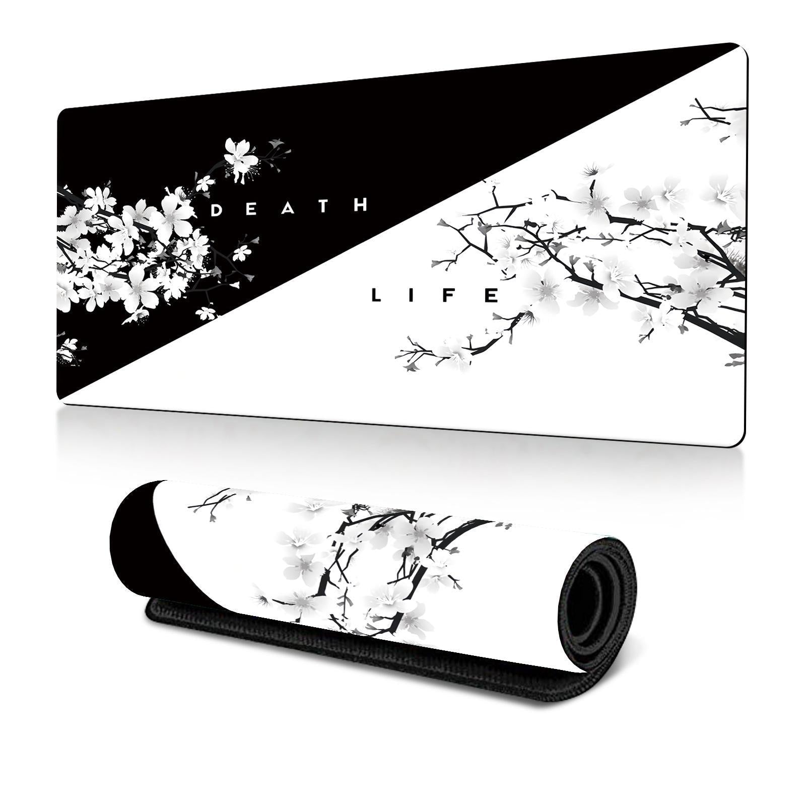 V562-D4037265060DBT-202508291616-00 Cherry Blossom Ink Painting Mouse Pad Non Slip - Pattern 9 - 400X900X2Mm - Image 1