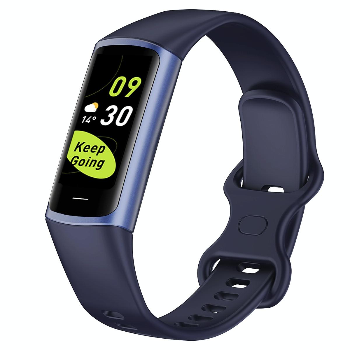 V562-E103045200AYS-202508282311-00 Waterproof C68L Fitness Tracker - Ip67 - Dark Blue - Image 1
