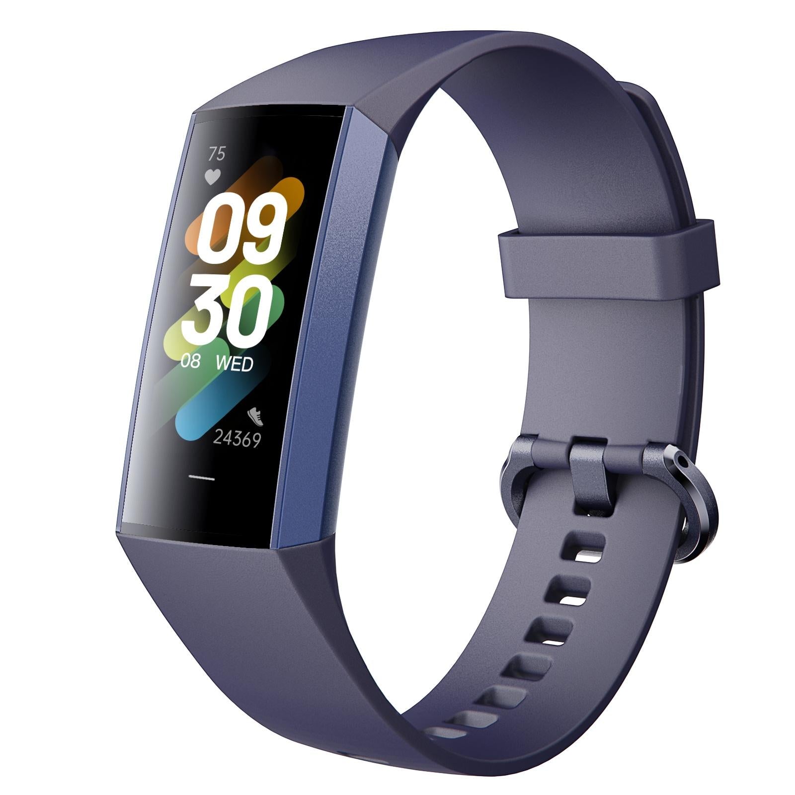 V562-E104045200AYS-202508281753-00 Waterproof C80 Fitness Tracker - Ip67 - Dark Blue - Image 1