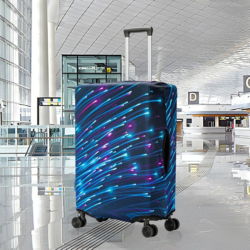 V562-E2071173060DBT-202508290511-00 Thick Elastic Luggage Cover for Outdoor Travel - Fits 22-24 Inches - T-020 - M (20-22 Inches) - Image 1