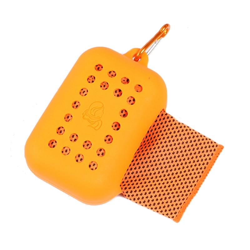 V562-F2063332060DBT-202508290546-00 Chill Towel For Summer Workouts - Bright Orange - Image 1