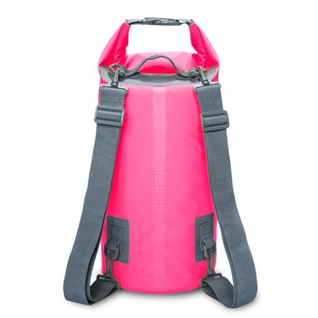 V562-F3585GO-202508282331-00 Waterproof Dual Shoulder Strap Dry Bag 50L Capacity - Pink - Image 1