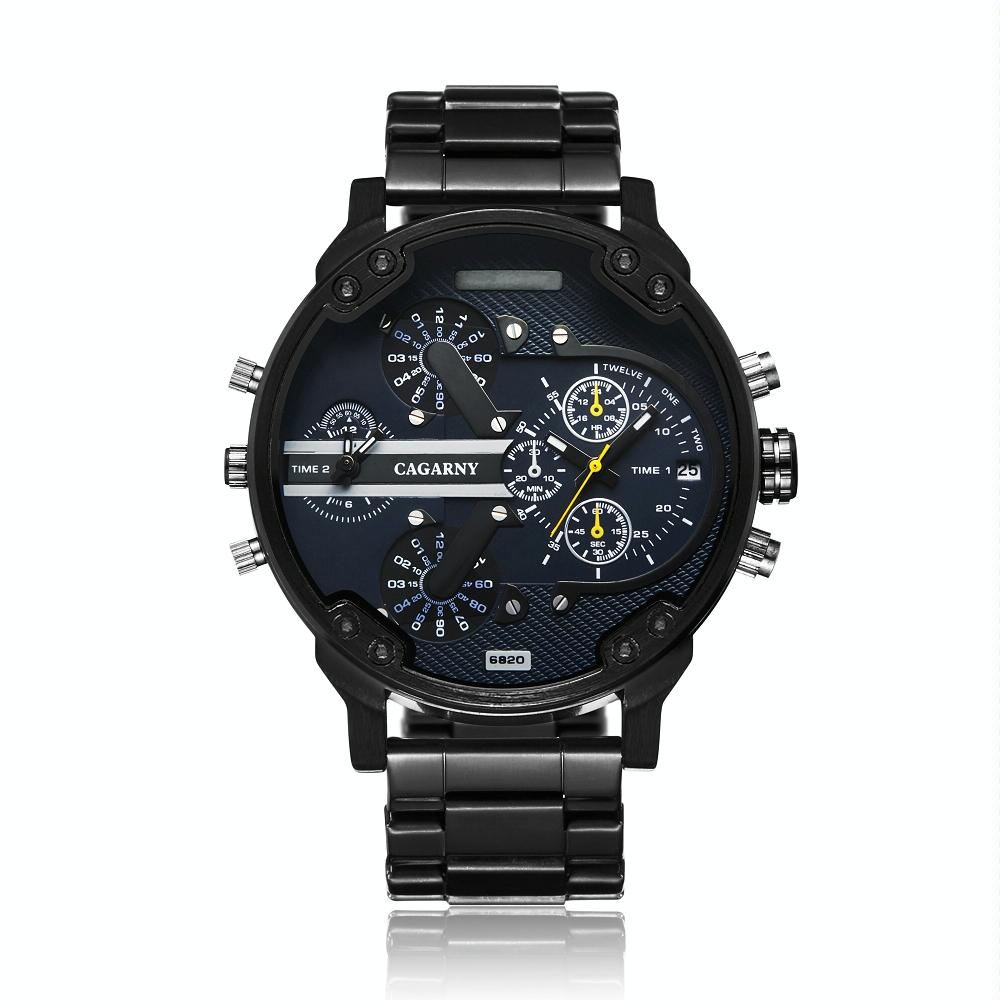 V562-F4200AW-202508282126-00 Large Dial Dual Time Zone Business Watch - Fashionable Quartz - Wa0024F - Image 1