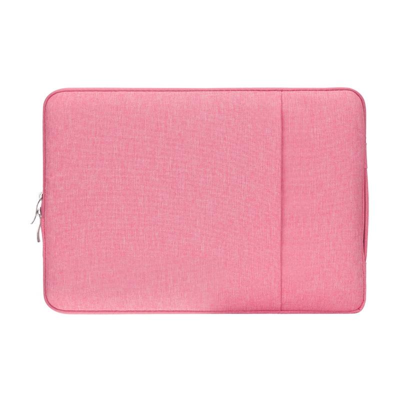 V562-F5965BL-202508290346-00 Denim Laptop Liner Bag for Business - Pink - Image 1