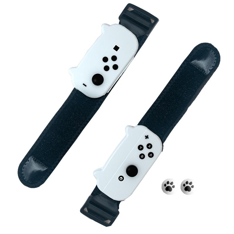 V562-G1026752060DBT-202508290141-00 Joy Con Wrist Bracelet for Switch - Dancing Game Handle - White 29Cm - Image 1