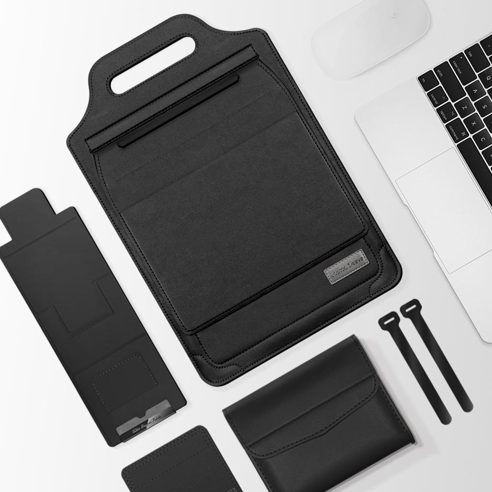 V562-G105767200ADE-202508290431-00 Versatile Laptop Bag with Mouse Pad Stand - Black - Image 1