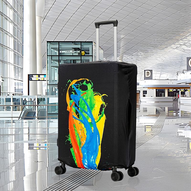 V562-G1071173060DBT-202508290507-00 Thick Elastic Luggage Cover for Outdoor Travel - Fits 22-24 Inches - T-022 - S (17-20 Inches) - Image 1