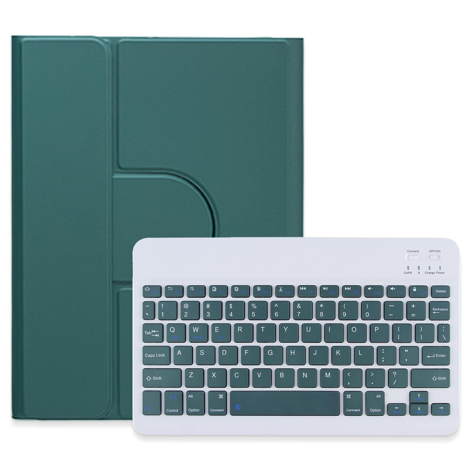 V562-G205040500ADE-202508290316-00 360 Degree Rotatable Bluetooth Keyboard Leather Case - Square Button - Black - For Ipad Air 2022 / Ipad Pro 11 2021 - Image 1