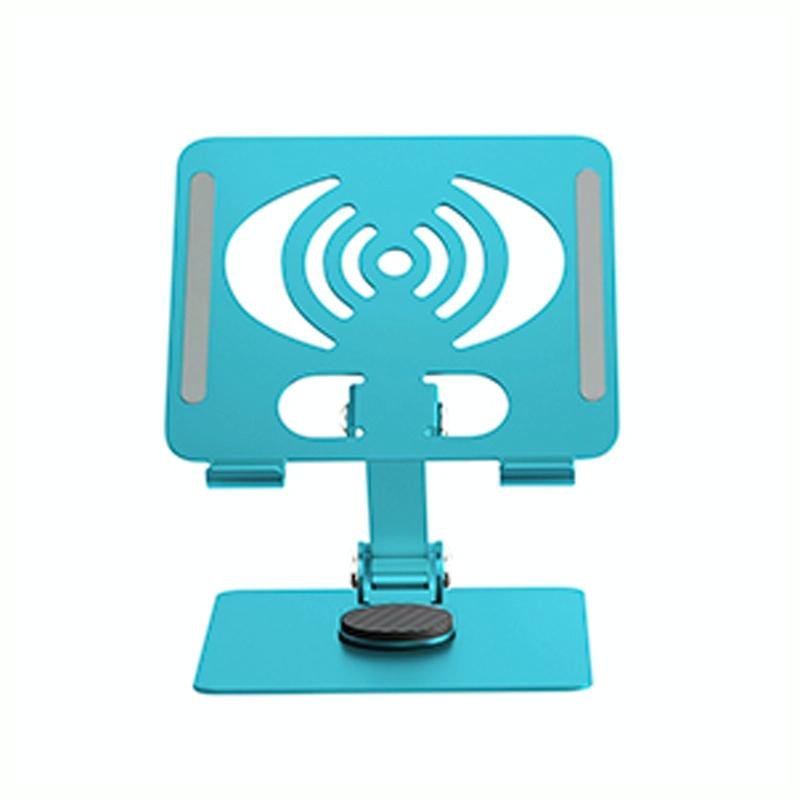 V562-G9947CP-202508290210-00 Foldable Rotating Laptop / Tablet Stand - Aluminum Alloy - Green - Image 1