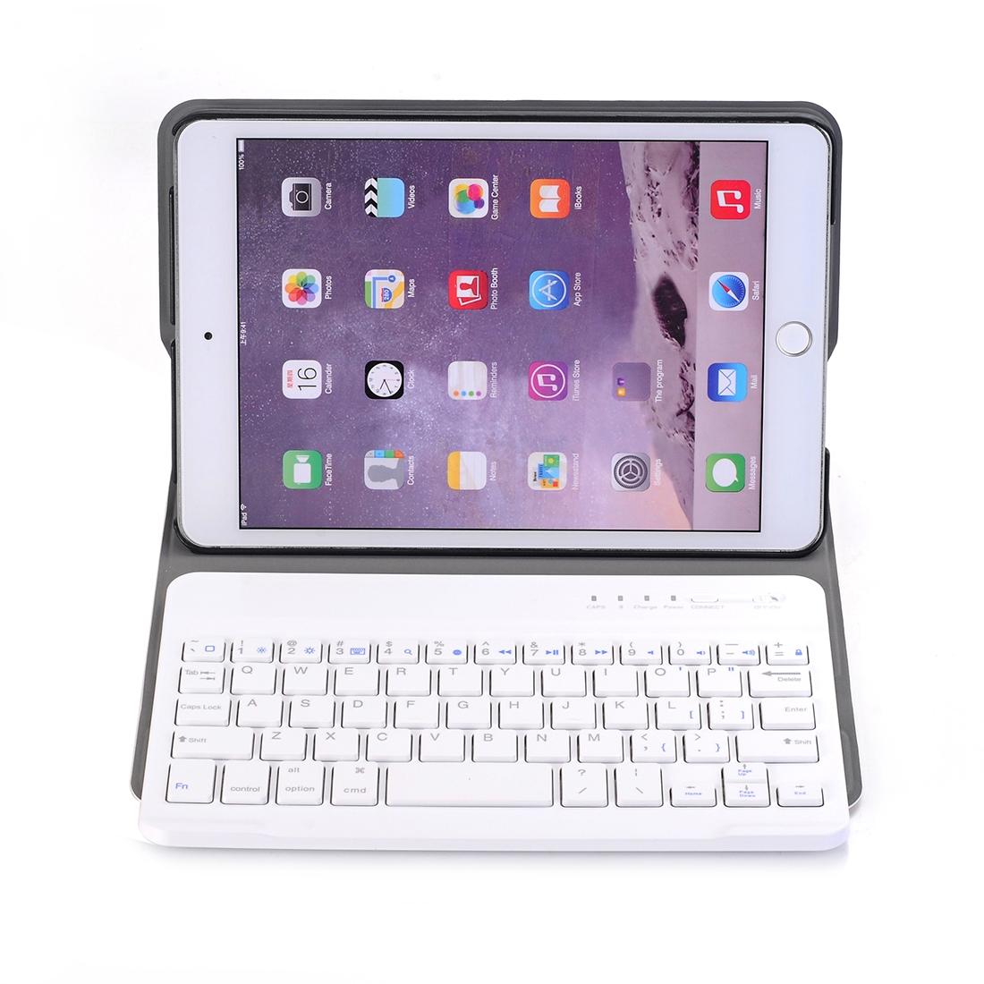 V562-GR3126D3PIM-202508290710-00 Universal Ultra-Thin Tablet Case With Bluetooth Keyboard For Ipad Mini 3 / 2 / 1 - Horizontal Flip Design - Rose Gold - Image 1