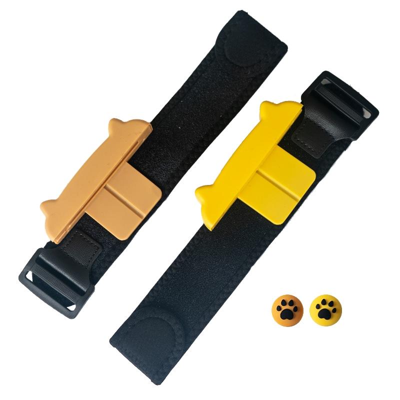 V562-J1026752060DBT-202508290140-00 Joy Con Wrist Bracelet for Switch - Dancing Game Handle - Yellow 29Cm - Image 1